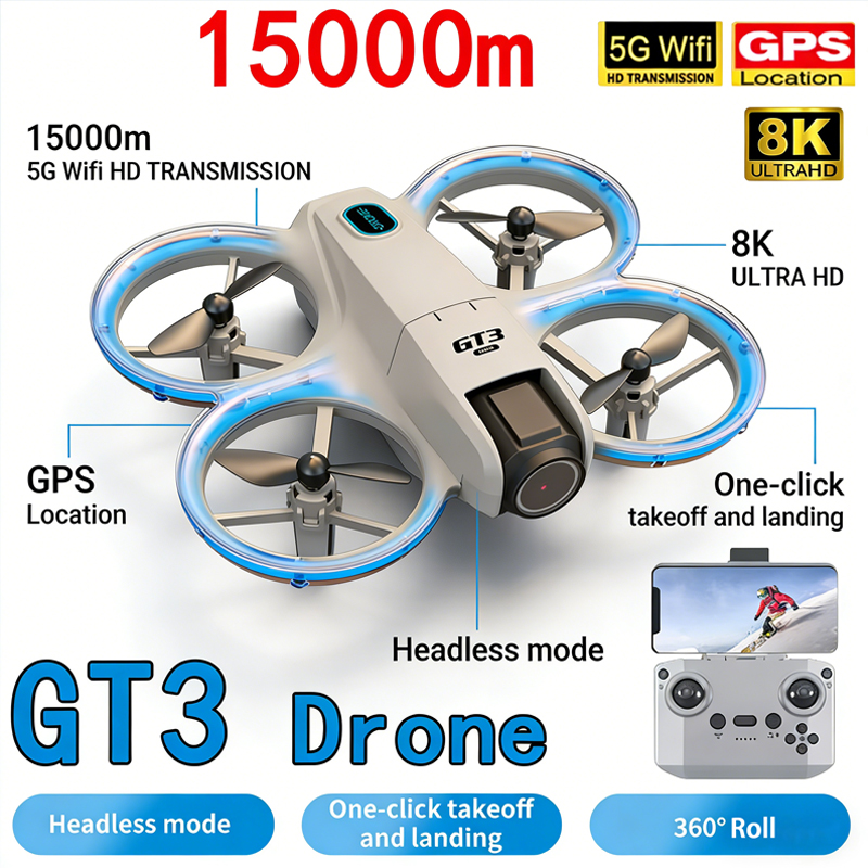Drone Video Production - Novo GT3 MAX Drone 8K HD
