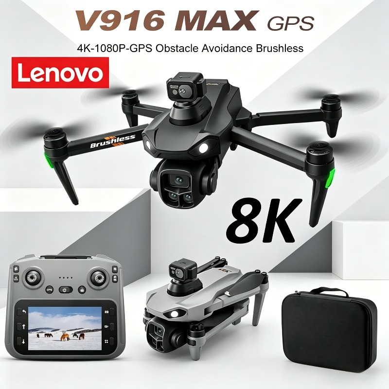 Drone Surveying - Drone Profissional Lenovo V916MAX 8K HD
