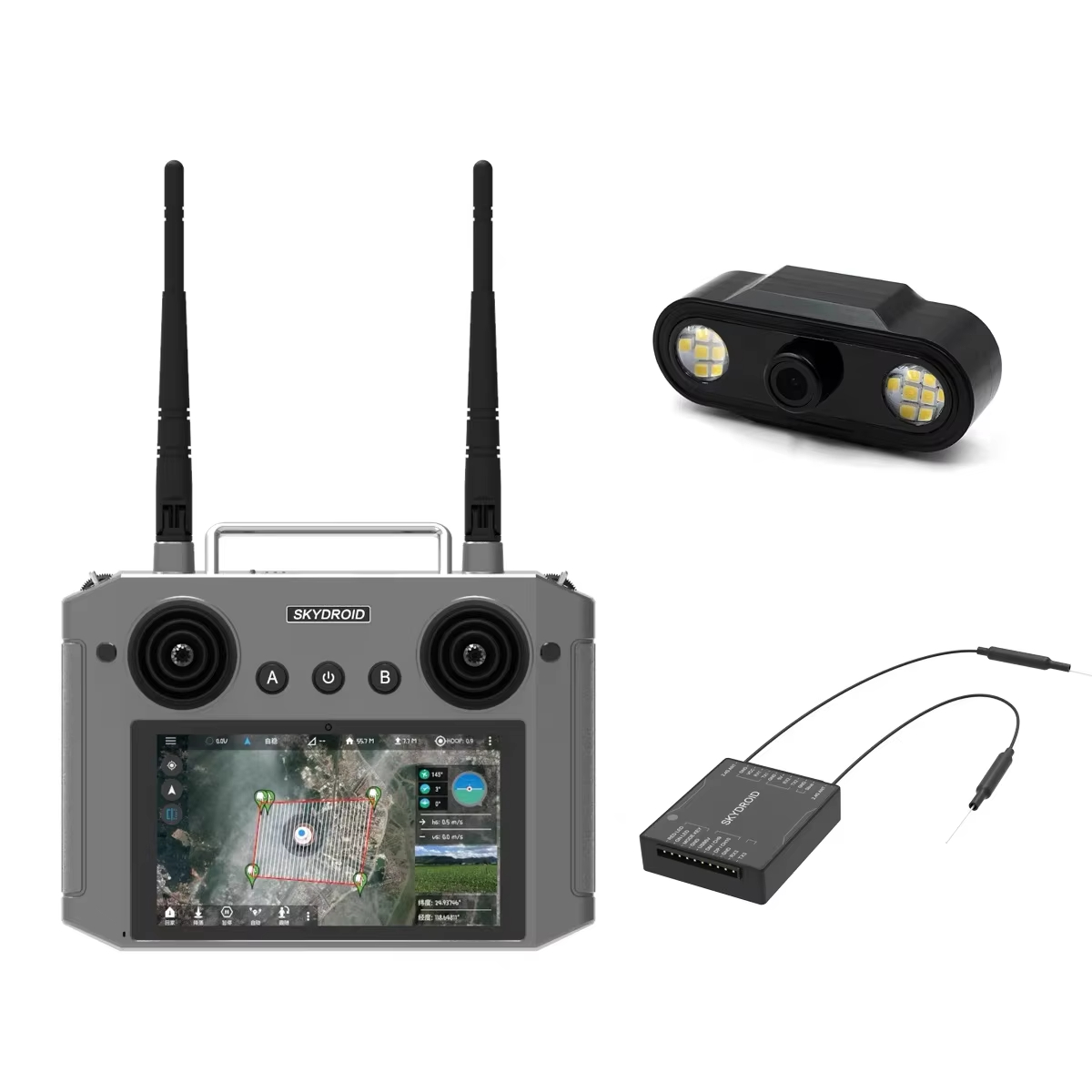 Para skydroid h12 2.4ghz 1080p - Drone Agriculture Monitoring avaliação e preço