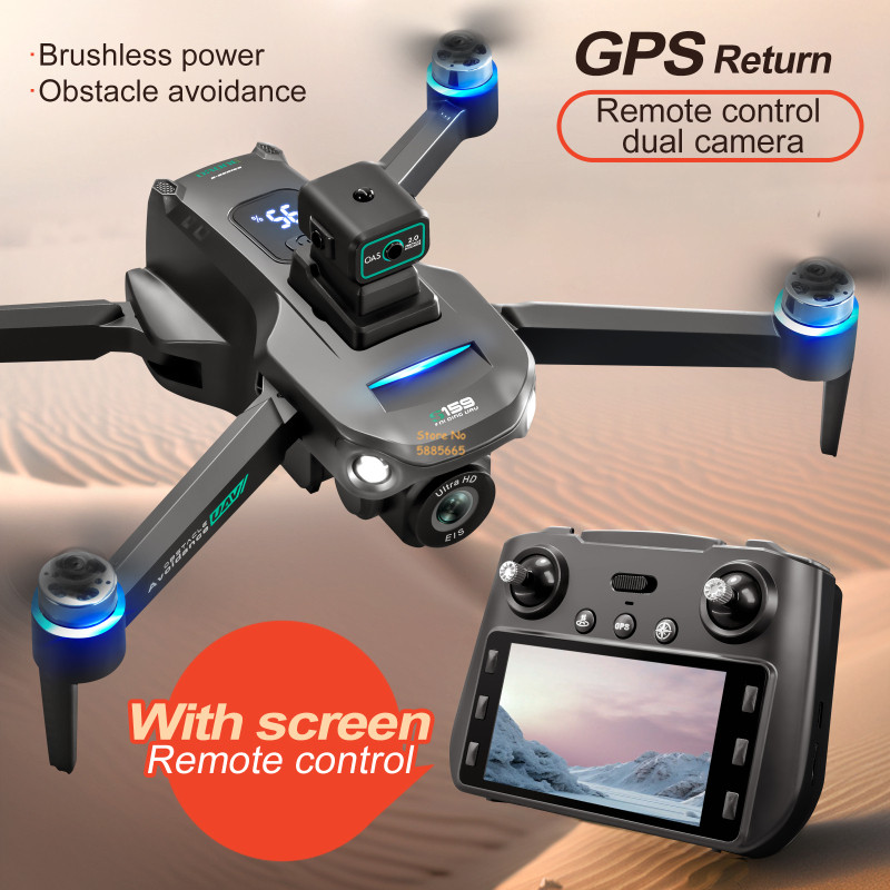 8k câmera dupla 5g wifi fpv co - Drone Lidar avaliação e preço