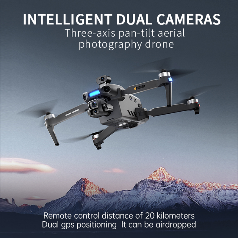 Novo Drone 8K com Câmera Dupla - Drone Mapping avaliação e preço
