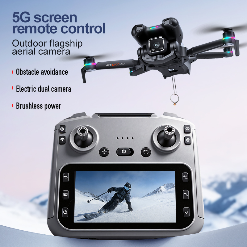 Novo Drone K900 MAX GPS com Câ - Drone Surveying avaliação e preço