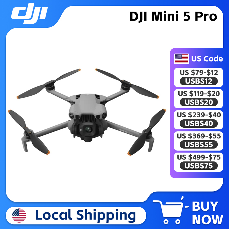 DJI Mini 5 Pro Câmera CMOS gra - Drone Video Production avaliação e preço